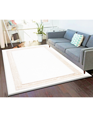 White Colour Modern Design Luxury Shaggy Tehran  Area Rugs Hallway Runner Living Room Bedroom Carpet