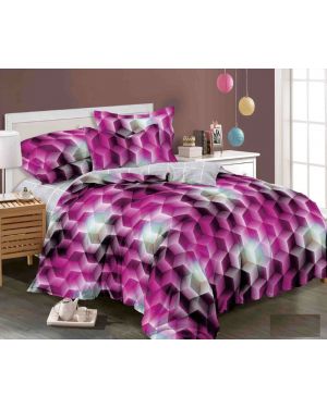 3D Printed Design Duvet Cover Complete Bedding Set With Fitted Sheet & Pillowcase