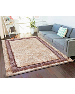 Luxury Thick Shaggy Tehran Brown Rugs Bedroom Living Room Large Area Carpets Hallway Runners 