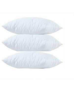 White Colour Polycotton WaterProof Pillow Protector Covers Pack of 2 for all Seasons