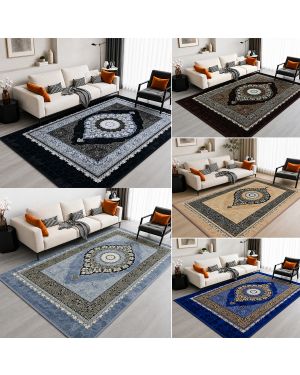 Oriental Area Rug Traditional Living Room Rug Non Slip Bedroom Large Floor Carpet Rug